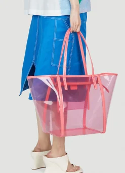 Club Translucent Tote Bag>BY FAR Clearance