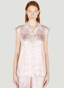 C-Mohja Denim Sleeveless Shirt>Diesel Sale