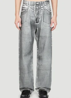 Men Dolce & Gabbana Jeans^Coated Jeans