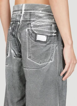 Men Dolce & Gabbana Jeans^Coated Jeans