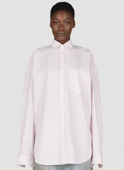 Cocoon Stripe Shirt>Balenciaga Sale