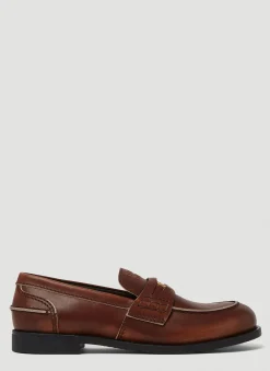 Coin Plaque Loafers>Miu Miu Sale