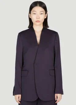 Collarless Blazer>MM6 Maison Margiela Hot