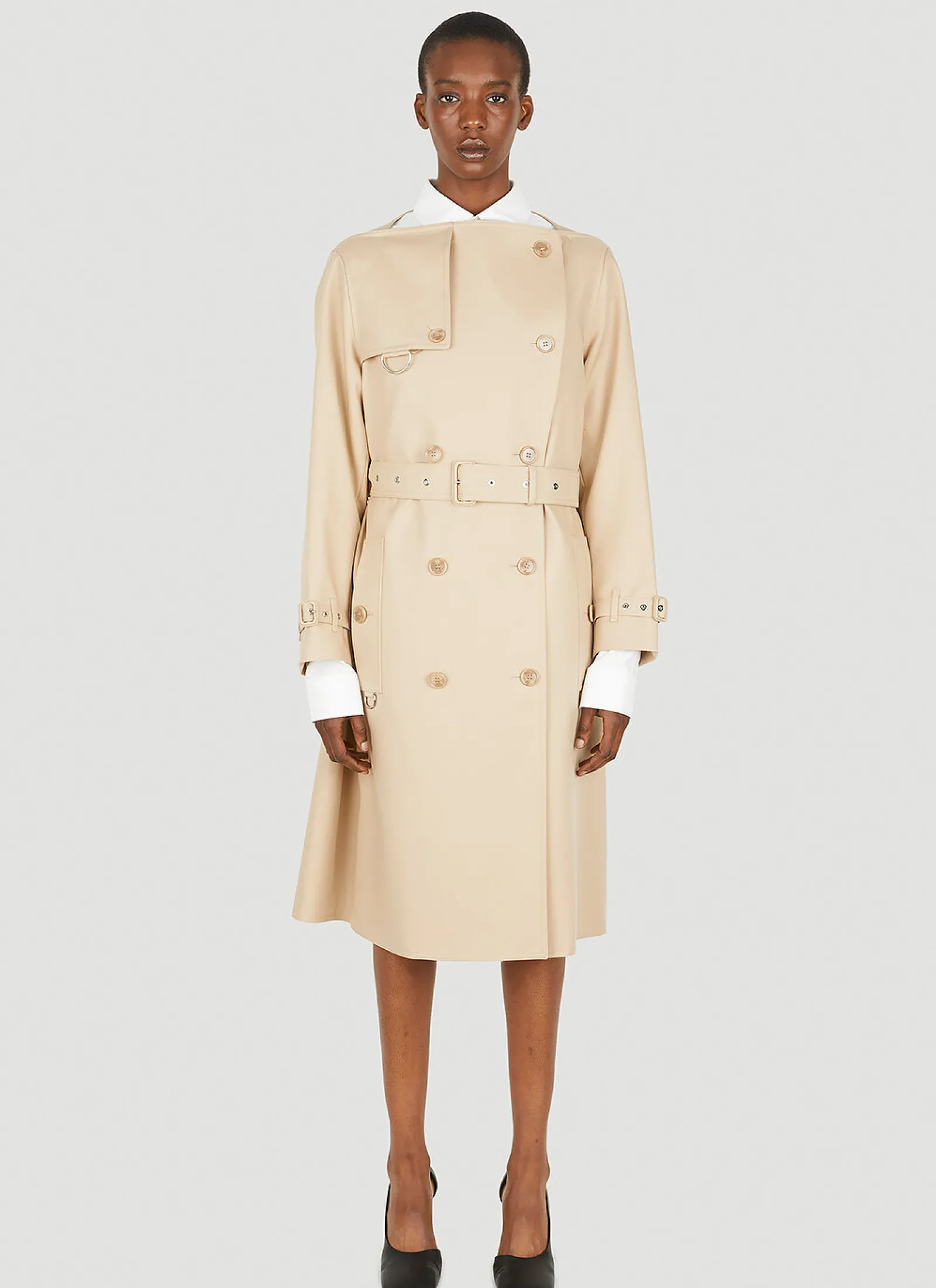 Collarless Trench Coat>Burberry Best