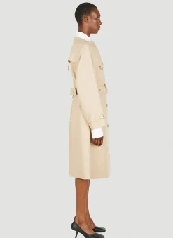 Collarless Trench Coat><noscript><img width=
