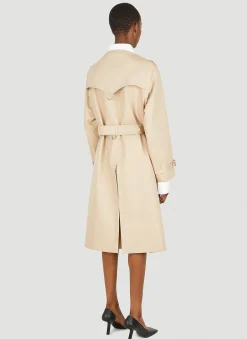 Collarless Trench Coat><noscript><img width=