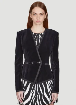 Collarless Velvet Blazer>Dolce & Gabbana Online