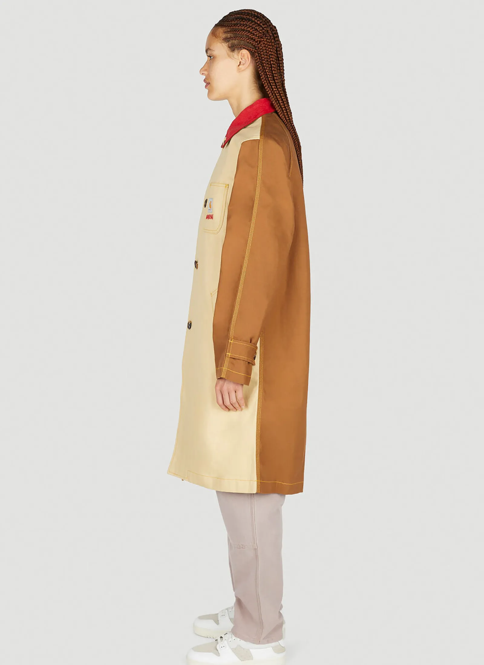 Colour Block Coat>Marni x Carhartt