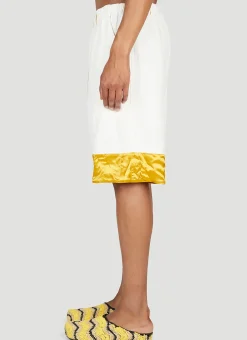 Men Marni x No Vacancy Shorts^Colour Block Cuff Shorts