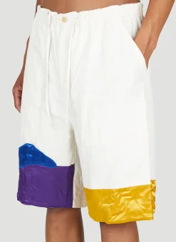 Men Marni x No Vacancy Shorts^Colour Block Cuff Shorts