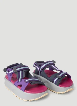 Colour Block Flatform Sandals>Gucci Clearance