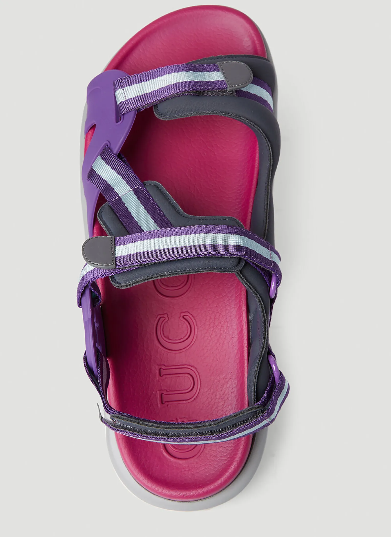 Colour Block Flatform Sandals>Gucci Clearance