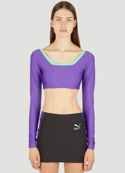 Colour Block Long Sleeve Top>Puma x Dua Lipa Clearance