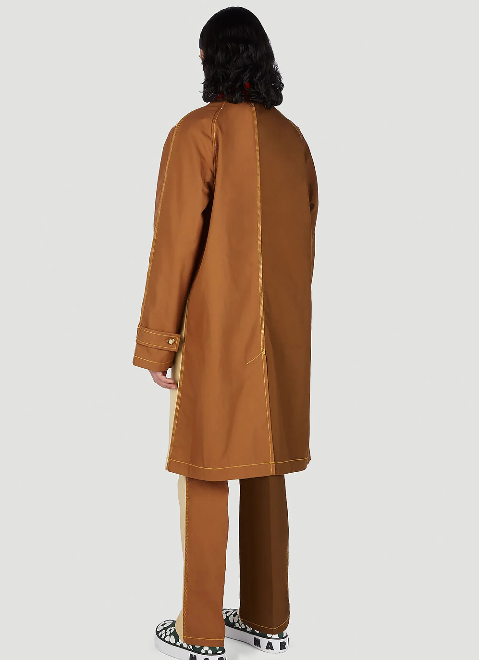 Men Marni x Carhartt Coats^Colour Block Panel Coat