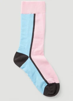 Men GANNI Socks^Colour Block Socks
