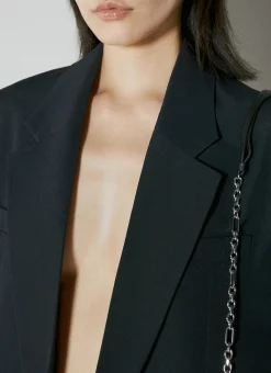 Combo Collared Blazer><noscript><img width=