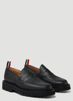 Commando Sole Penny Loafers>Thom Browne Discount