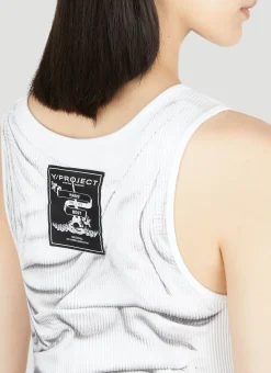 Compact Print Tank Top></noscript>Y/Project Clearance