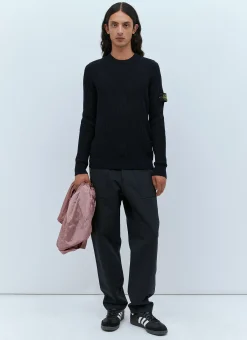 Men Stone Island Knitwear^Compass Patch Knit Sweater