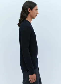 Men Stone Island Knitwear^Compass Patch Knit Sweater