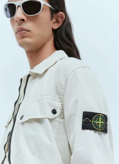 Men Stone Island Shirts^Compass Patch Overshirt