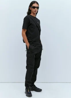 Men Stone Island Pants^Compass Patch Pants