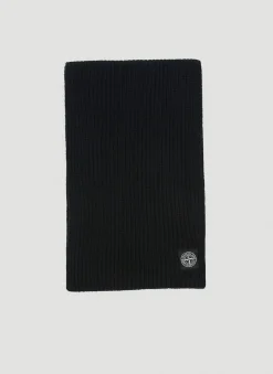 Men Stone Island Scarves^Compass Patch Scarf