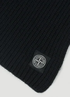 Men Stone Island Scarves^Compass Patch Scarf