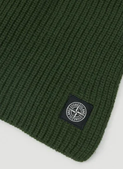 Men Stone Island Scarves^Compass Patch Scarf