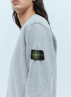Men Stone Island Sweatshirts^Compass Patch Sweatshirt