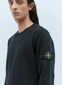 Men Stone Island Sweatshirts^Compass Patch Sweatshirt