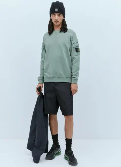 Men Stone Island Sweatshirts^Compass Patch Sweatshirt