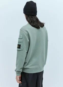 Men Stone Island Sweatshirts^Compass Patch Sweatshirt