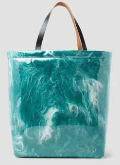 Contained Faux Fur Tote Bag></noscript>Marni Discount