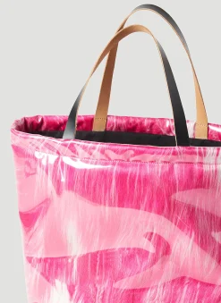 Men Marni Tote Bags^Contained Faux Fur Tote Bag