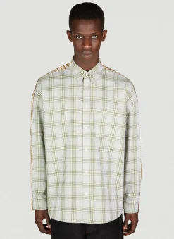 Men Marni Shirts^Contrast Checks Poplin Shirt