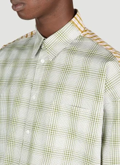 Men Marni Shirts^Contrast Checks Poplin Shirt