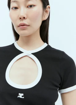 Contrast Circle T-Shirt></noscript>Courrèges Sale