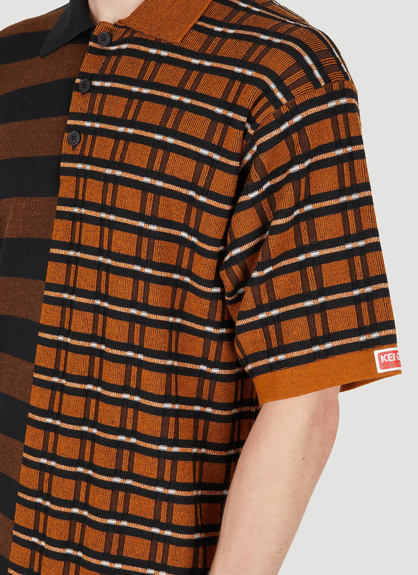 Men Kenzo Polo Shirts^Contrast Panel Polo Shirt