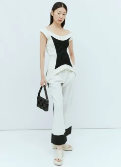 Contrast Pants>Issey Miyake Sale