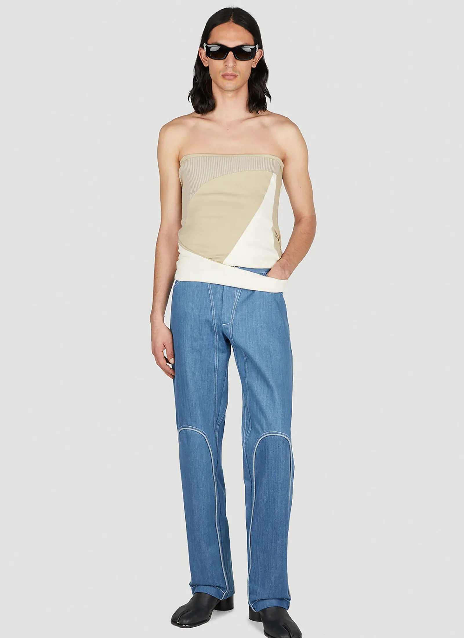 Contrast Piping Jeans>Mainline:RUS/Fr.CA/DE Outlet