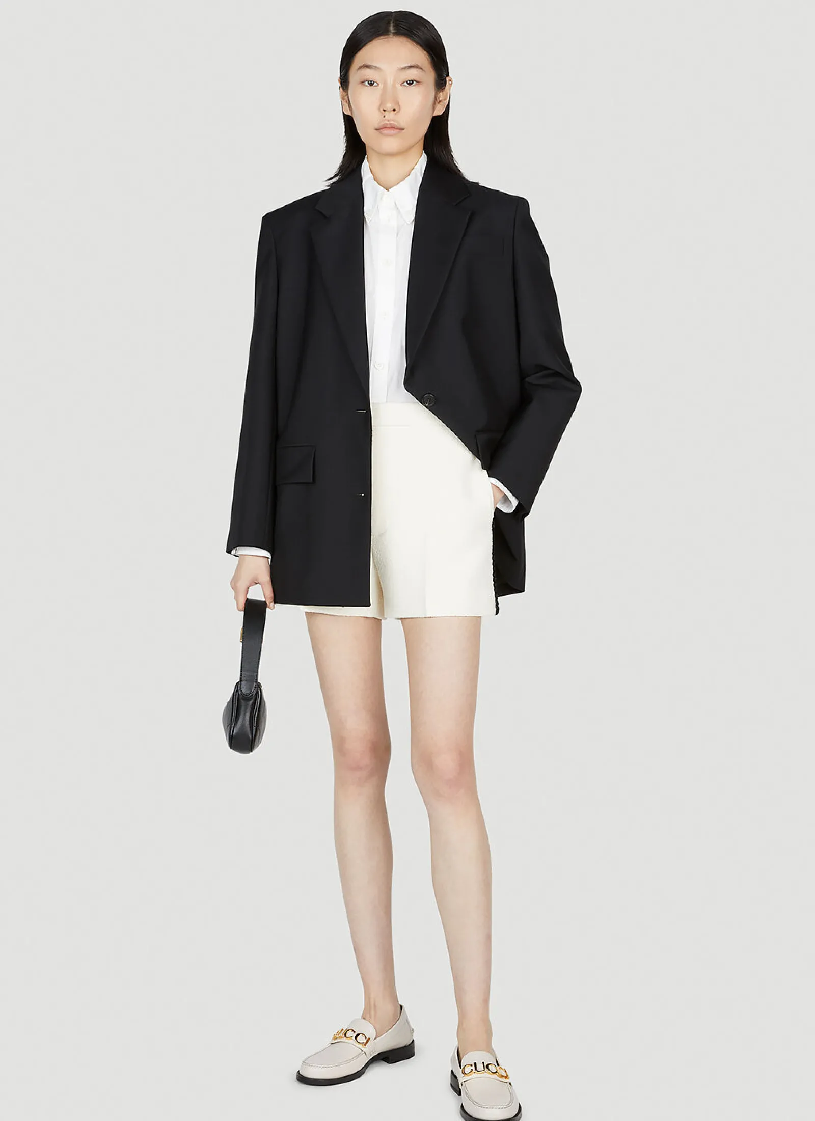 Contrast Trim Shorts>Gucci