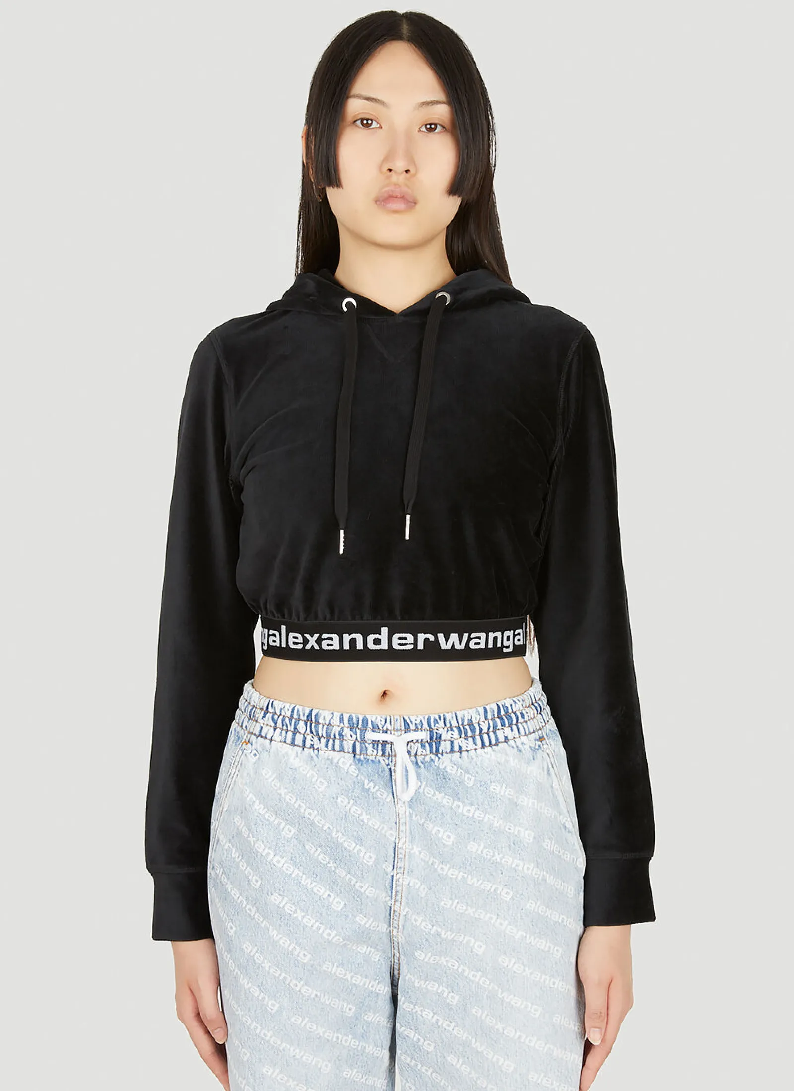 Corduroy Hooded Sweatshirt>Alexander Wang Outlet