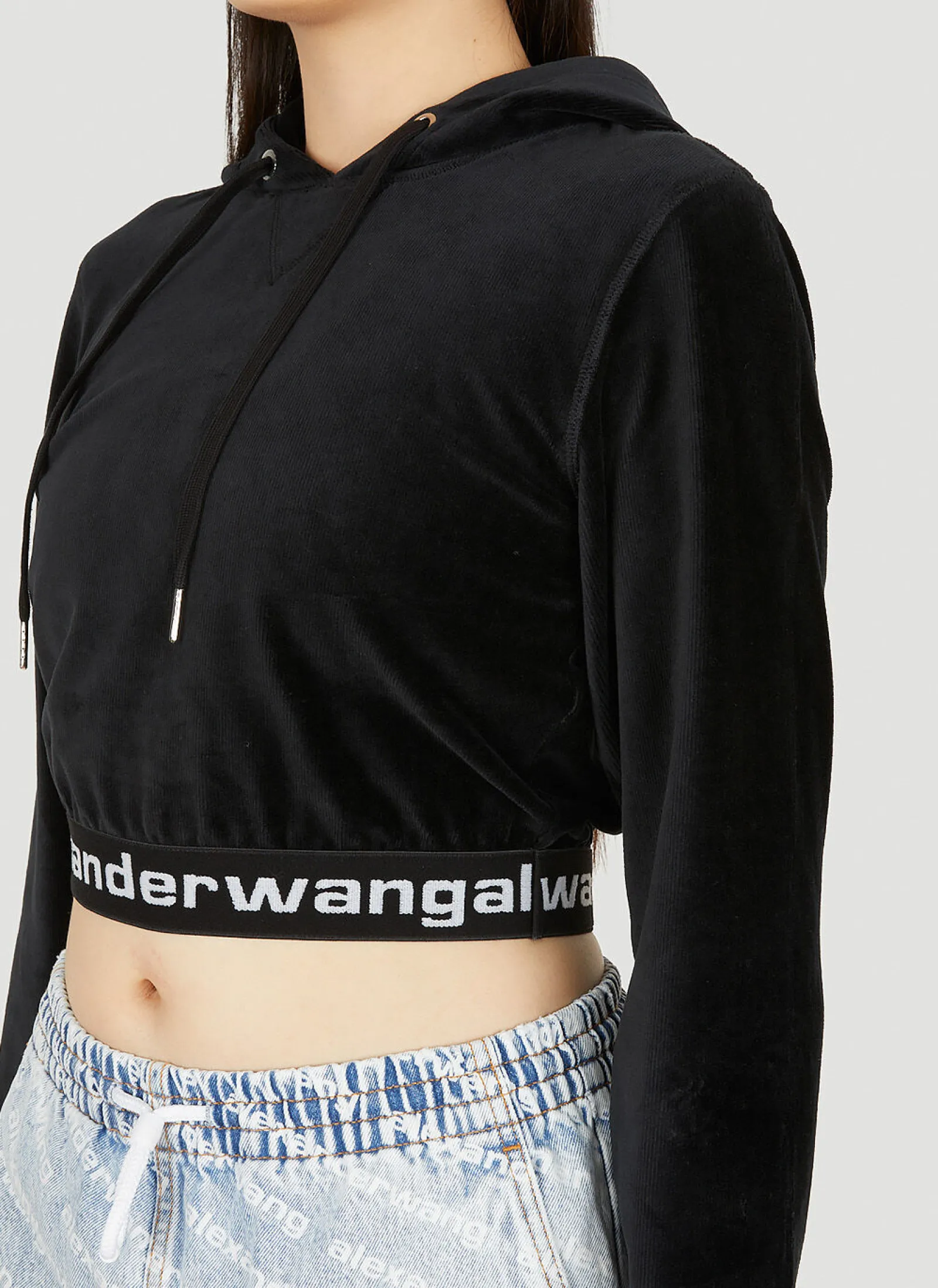 Corduroy Hooded Sweatshirt>Alexander Wang Outlet