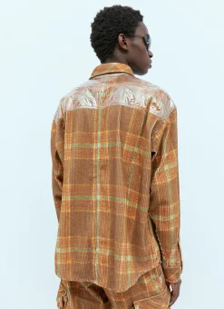 Men ERL Shirts^Corduroy Printed Overshirt