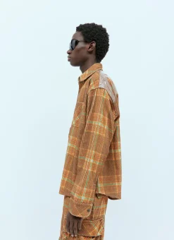 Men ERL Shirts^Corduroy Printed Overshirt