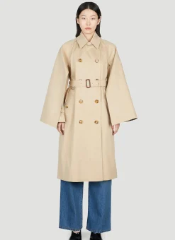Cotness Double-Breasted Trench Coat>Burberry New