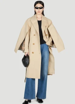 Cotness Double-Breasted Trench Coat>Burberry New