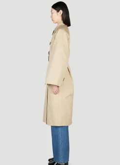 Cotness Double-Breasted Trench Coat></noscript>Burberry New