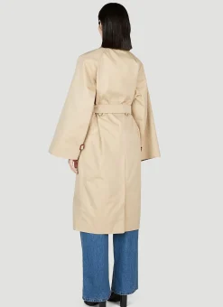 Cotness Double-Breasted Trench Coat></noscript>Burberry New